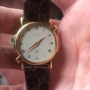 Gucci Leather Watch